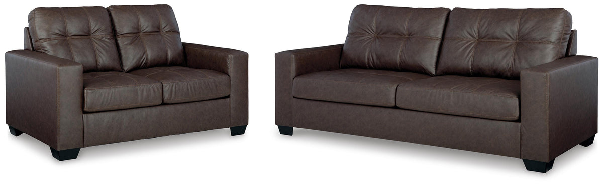 Barlin Mills sofa and loveseat set, Umber, 17003U1: original supplier product or room view; only listed sofa and loveseat included. Castillo Furniture, Philadelphia.