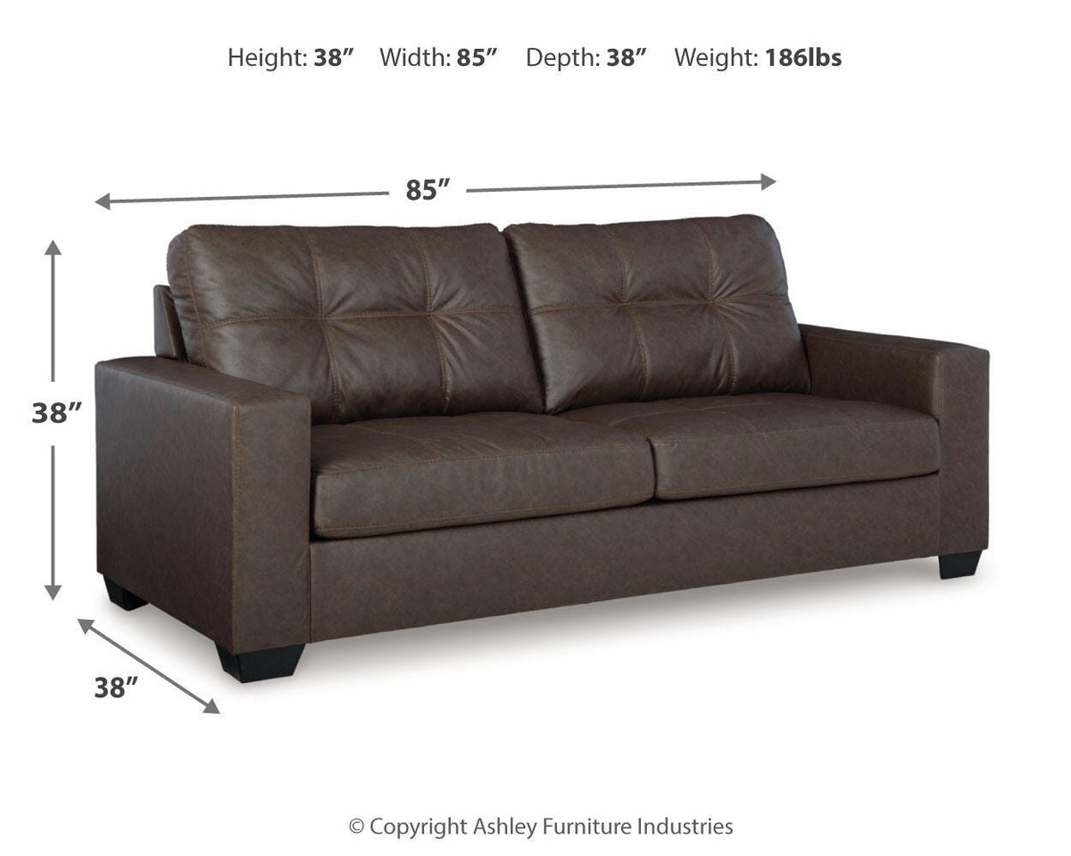 Barlin Mills Queen Sofa Sleeper - 1700339 - approximate manufacturer dimensions (supplier image 14)