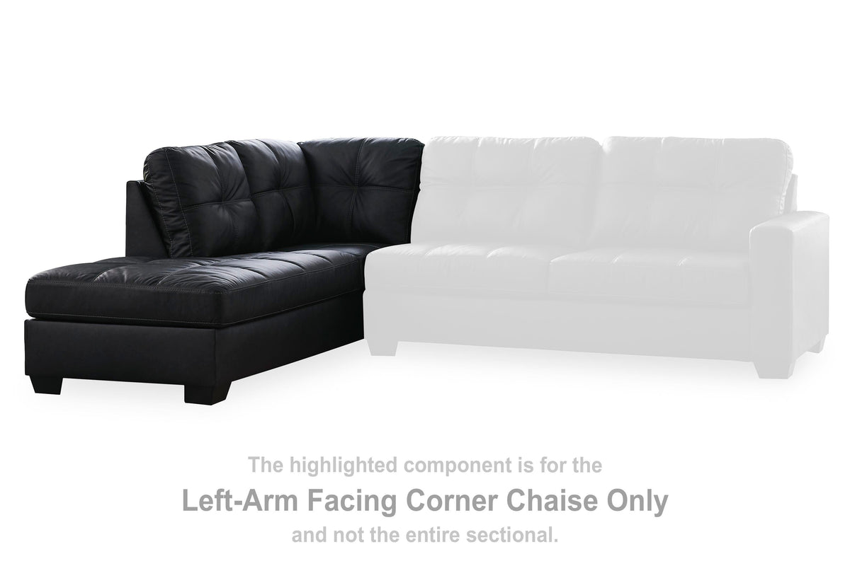 Barlin Mills Sectional - 17004S1 - product view or room setting; complete kit and included component views (supplier image 18)