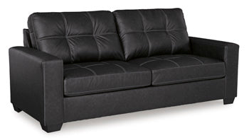 Barlin Mills sofa and loveseat set, Carbon, 1700438: original supplier product or room view; only listed sofa and loveseat included. Castillo Furniture, Philadelphia.
