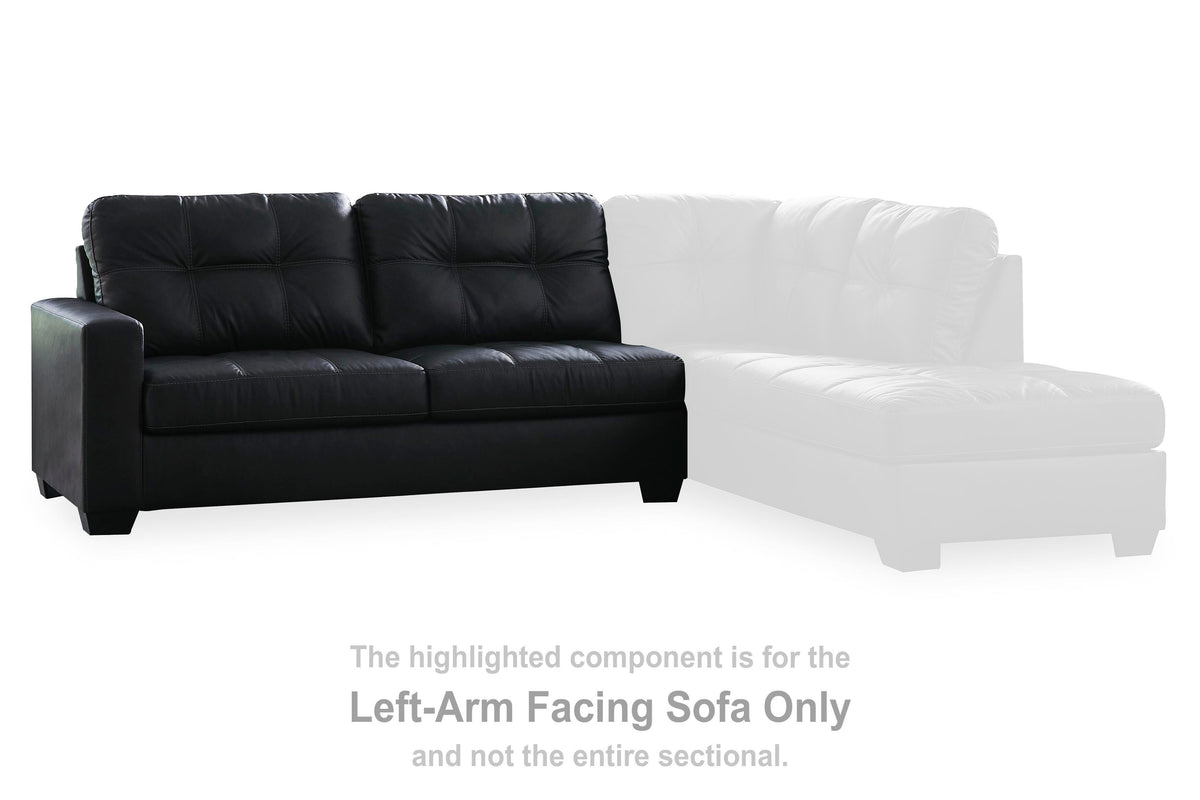 Barlin Mills Sectional - 17004S2 - product view or room setting; complete kit and included component views (supplier image 11)
