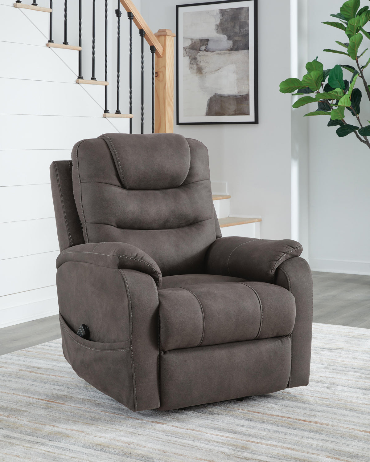 Snowfield Power Lift Recliner - 1760912 - product view or room setting; only recliner included (supplier image 2)