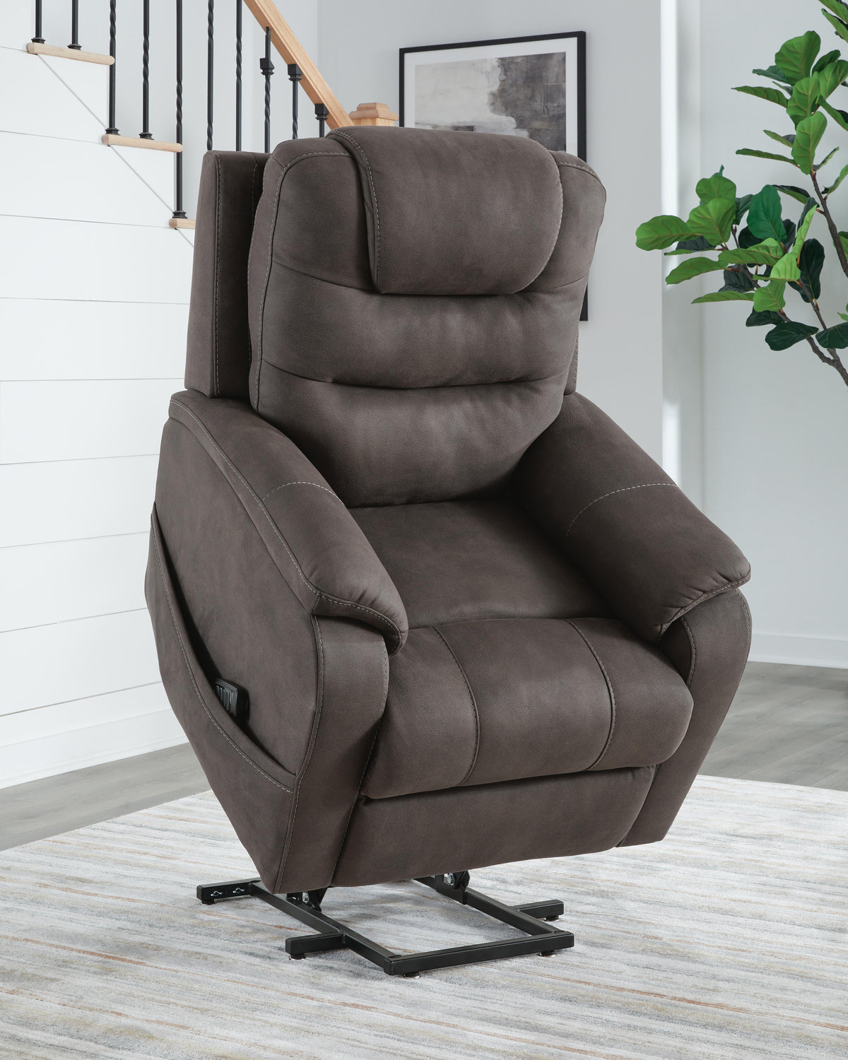 Snowfield Power Lift Recliner - 1760912 - product view or room setting; only recliner included (supplier image 10)