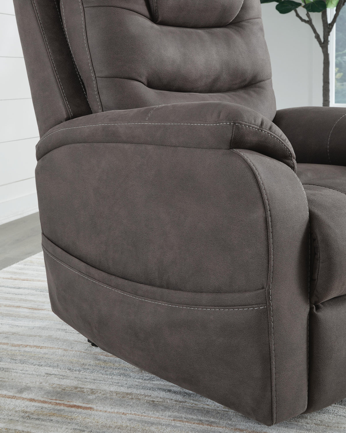 Snowfield Power Lift Recliner - 1760912 - finish or detail (supplier image 11)