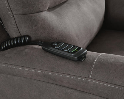Snowfield Power Lift Recliner - 1760912 - finish or detail (supplier image 12)