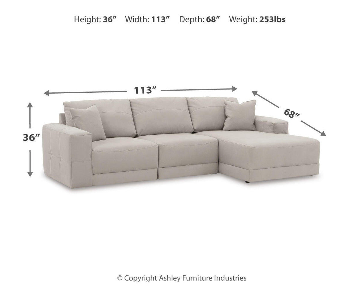 Next-Gen Gaucho Sectional - 18304S2 - approximate manufacturer dimensions (supplier image 35)