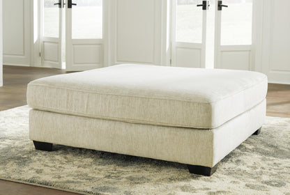 Rawcliffe Oversized Accent Ottoman - 1960408 - product view or room setting; only ottoman included (supplier image 2)