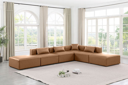 Cube - 6 Piece Modular Corner Armless Sectional