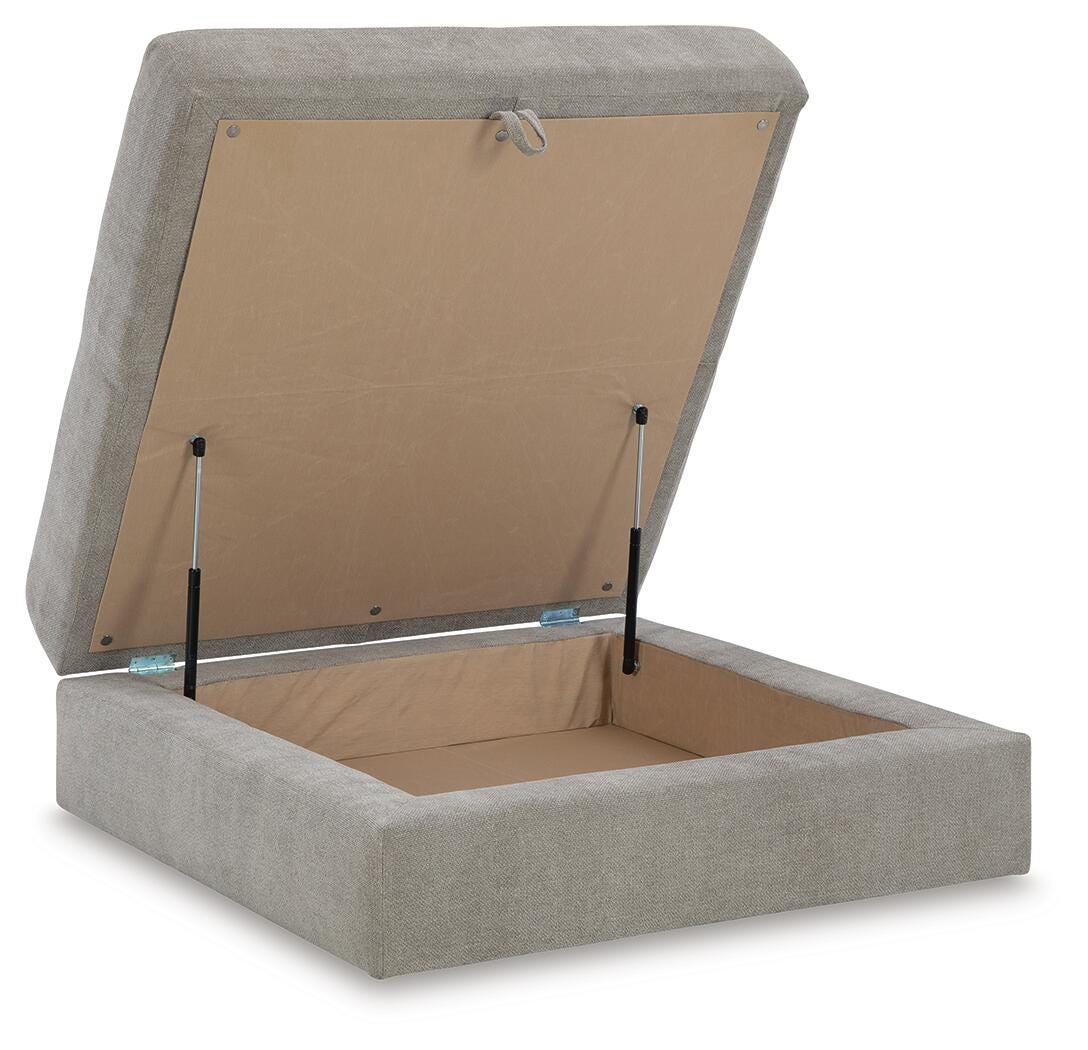 Aslan Court Ottoman With Storage - 2030511 - product view or room setting; only ottoman included (supplier image 3)