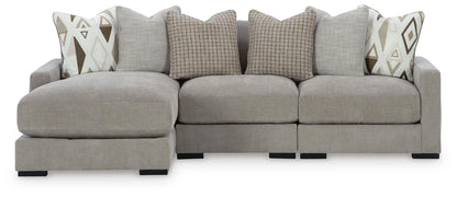 Aslan Court Sectional - 20305S3 - product view or room setting; complete kit and included component views (supplier image 47)