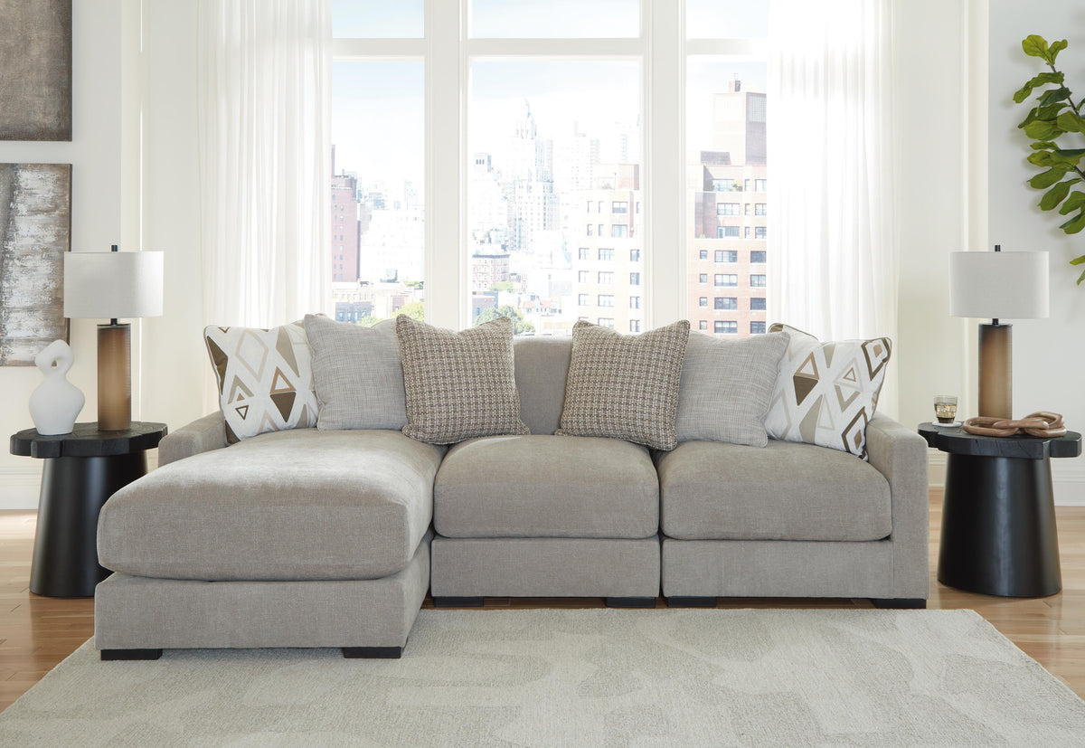 Aslan Court Sectional - 20305S3 - product view or room setting; complete kit and included component views (supplier image 48)