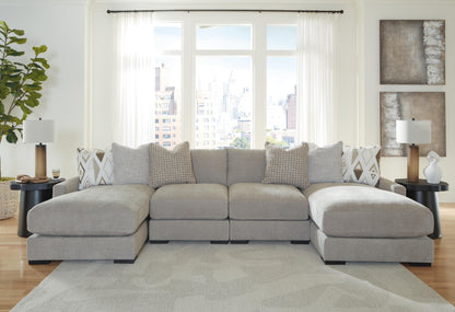 Aslan Court Sectional - 20305S5 - product view or room setting; complete kit and included component views (supplier image 27)