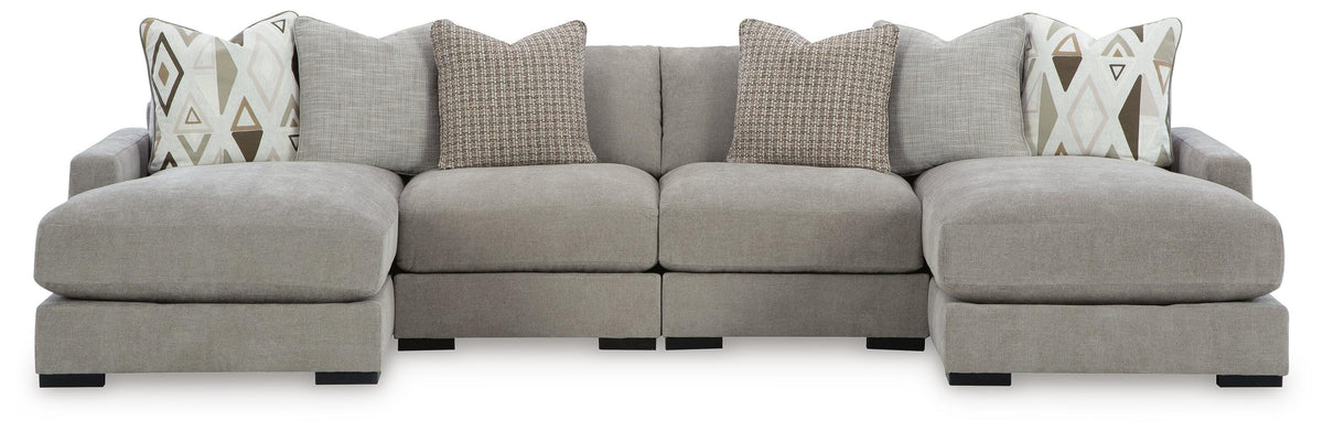 Aslan Court Sectional - 20305S5 - product view or room setting; complete kit and included component views (supplier image 25)