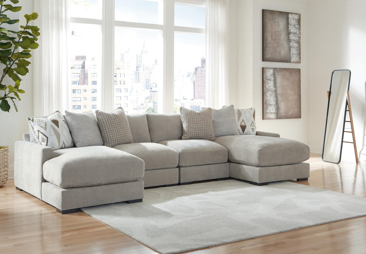Aslan Court Sectional - 20305S5 - product view or room setting; complete kit and included component views (supplier image 26)