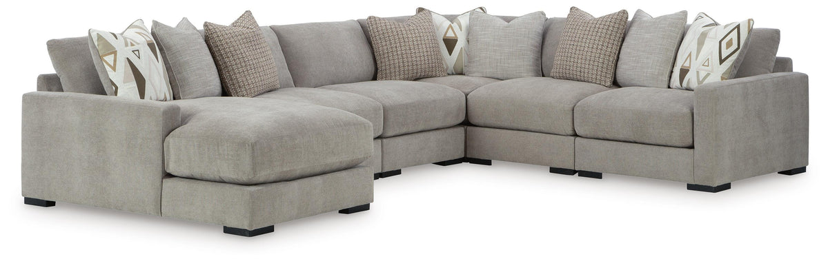 Aslan Court Sectional - 20305S8 - product view or room setting; complete kit and included component views (supplier image 51)