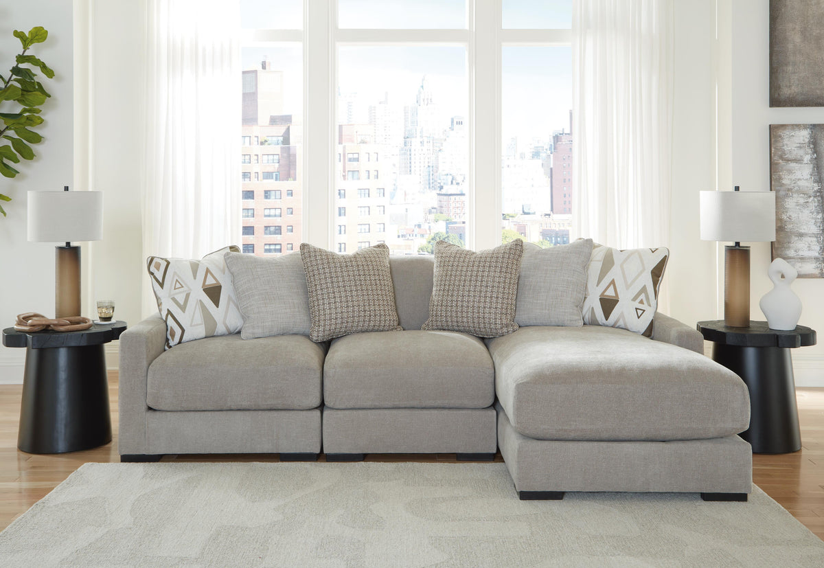 Aslan Court Sectional - 20305S4 - product view or room setting; complete kit and included component views (supplier image 42)