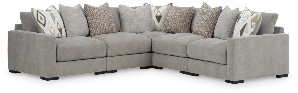 Aslan Court Sectional - 20305S6 - product view or room setting; complete kit and included component views (supplier image 1)
