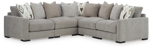 Aslan Court Sectional - 20305S6 - product view or room setting; complete kit and included component views (supplier image 1)