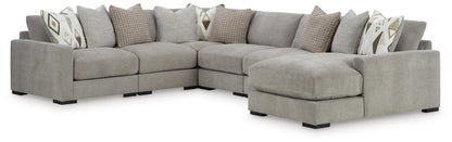 Aslan Court Sectional - 20305S7 - product view or room setting; complete kit and included component views (supplier image 45)