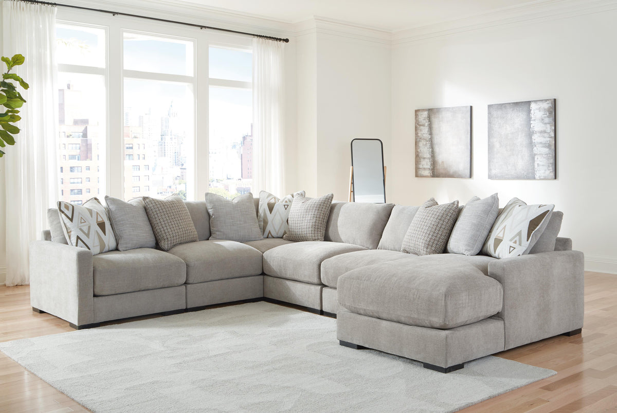 Aslan Court Sectional - 20305S7 - product view or room setting; complete kit and included component views (supplier image 46)