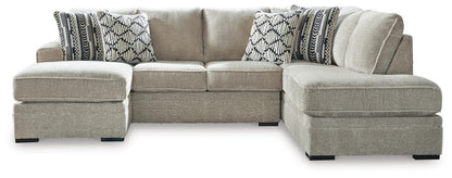 Calnita Sectional - 20502S1 - product view or room setting; complete kit and included component views (supplier image 12)