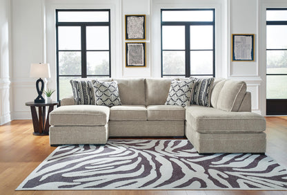 Calnita Sectional - 20502S1 - product view or room setting; complete kit and included component views (supplier image 13)