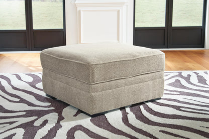 Calnita Oversized Swivel Chair and Ottoman - 20502U1 - product view or room setting; complete kit and included component views (supplier image 10)