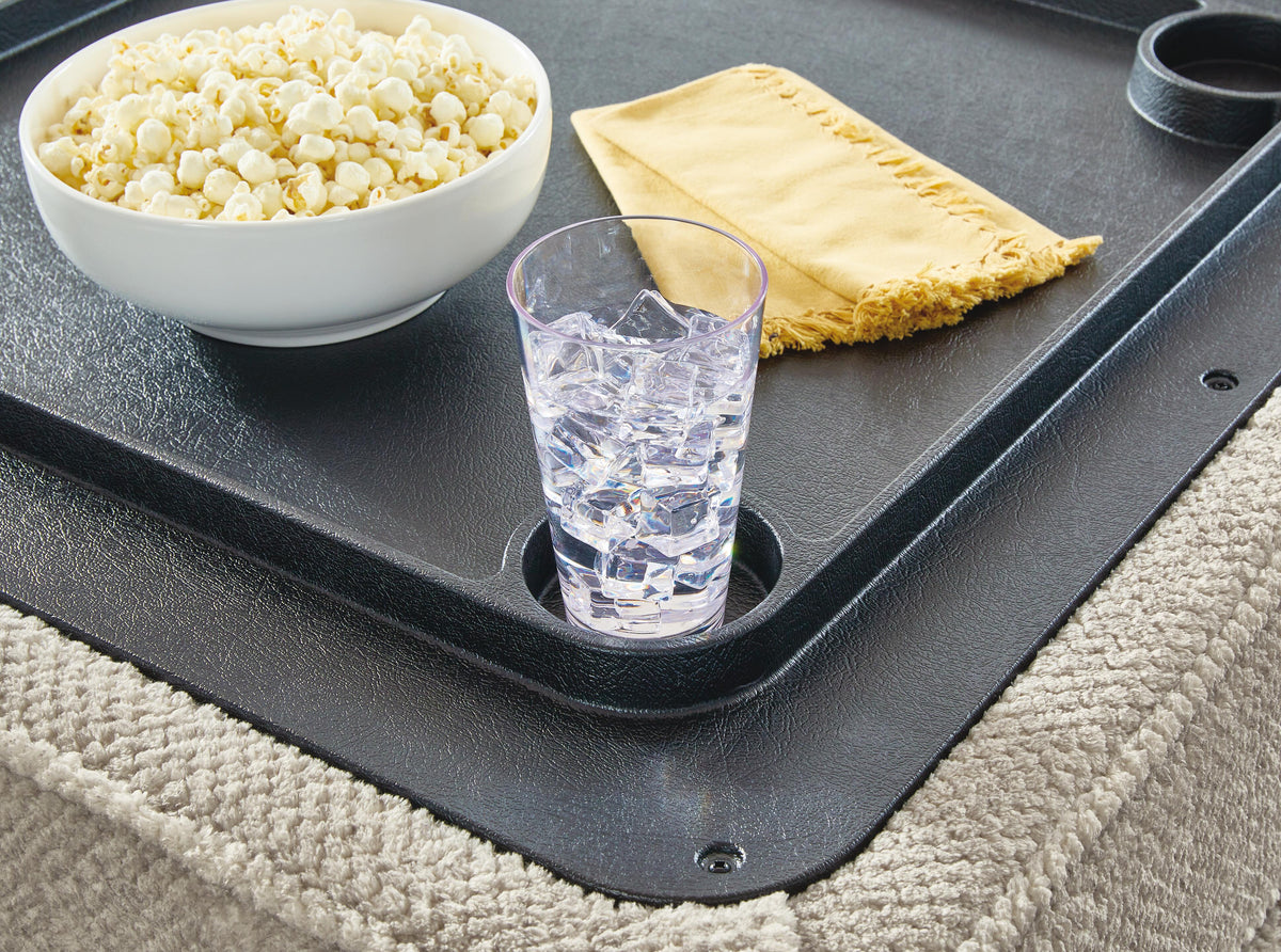 Calnita Oversized Swivel Chair and Ottoman - 20502U1 - finish or detail (supplier image 13)