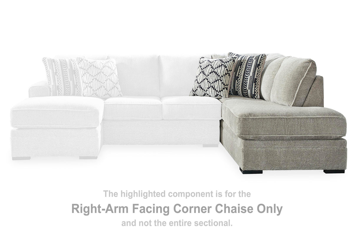 Calnita Sectional - 20502S1 - product view or room setting; complete kit and included component views (supplier image 21)