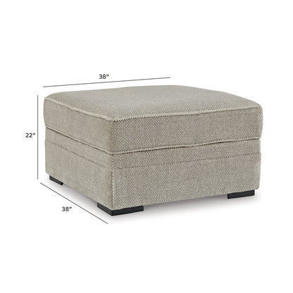 Calnita Ottoman With Storage - 2050211 - approximate manufacturer dimensions (supplier image 10)