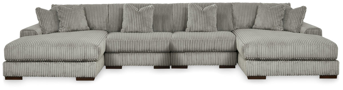 Lindyn Sectional - 21105S20 - product view or room setting; complete kit and included component views (supplier image 162)