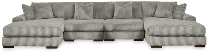Lindyn Sectional - 21105S20 - product view or room setting; complete kit and included component views (supplier image 162)