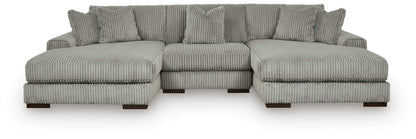 Lindyn Sectional - 21105S18 - product view or room setting; complete kit and included component views (supplier image 159)