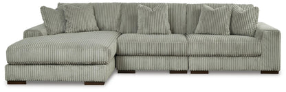 Lindyn Sectional - 21105S10 - product view or room setting; complete kit and included component views (supplier image 135)