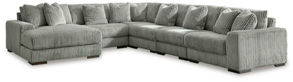 Lindyn Sectional - 21105S8 - product view or room setting; complete kit and included component views (supplier image 126)