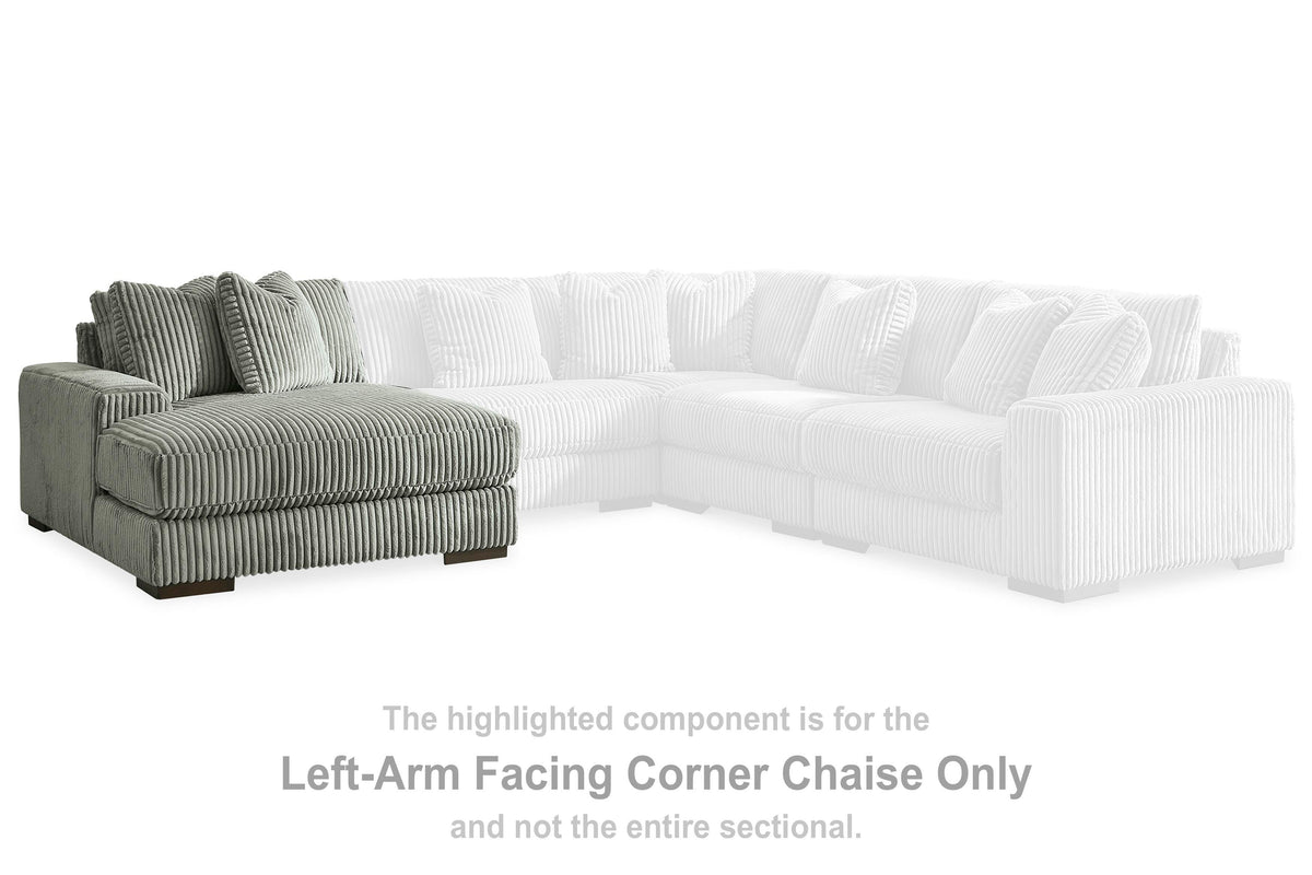 Lindyn Sectional - 21105S6, 21105S3, 21105S8, 21105S10, 21105S11, 21105S17, 21105S18, 21105S20 - product view or room setting; complete kit and included component views (supplier image 6)