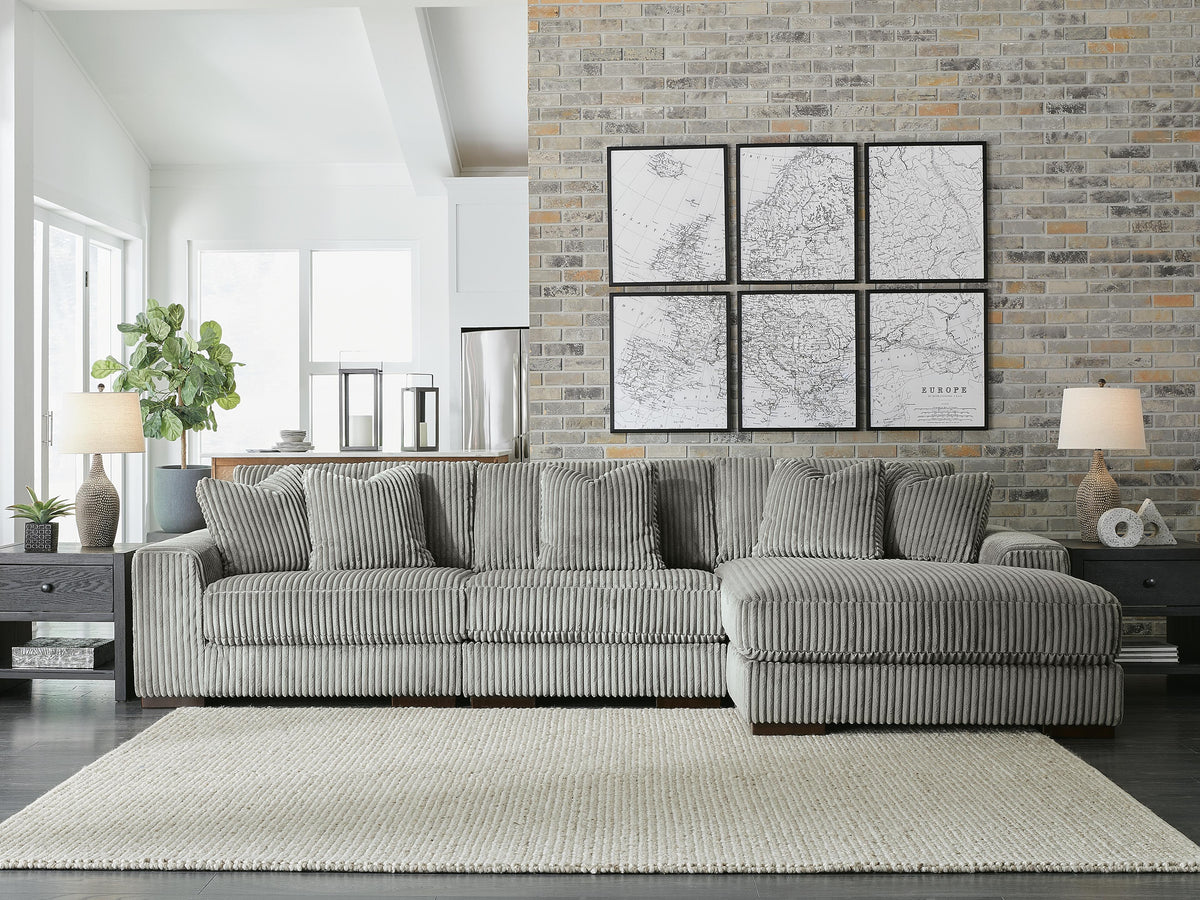 Lindyn Sectional - 21105S9 - product view or room setting; complete kit and included component views (supplier image 140)