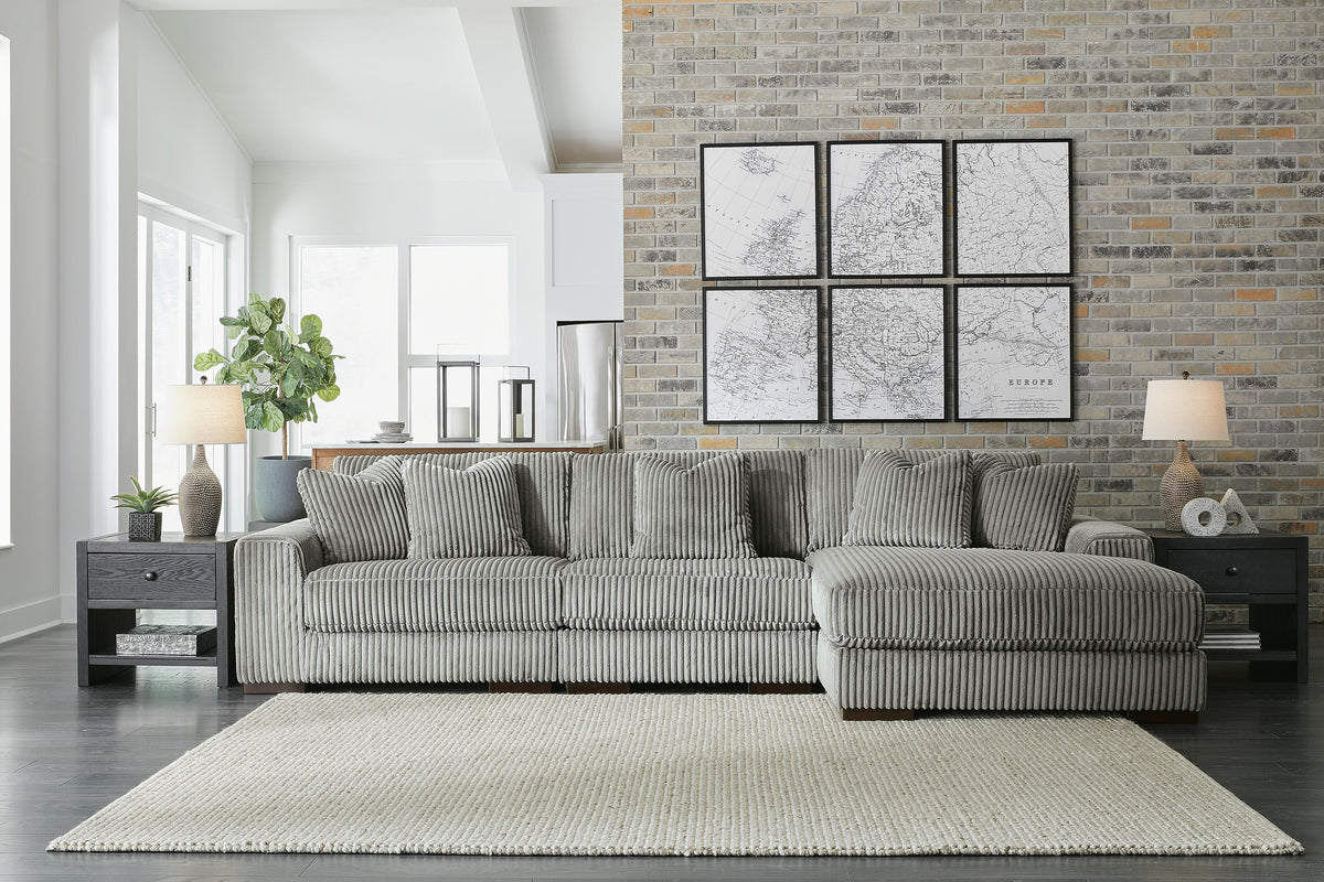 Lindyn Sectional - 21105S9 - product view or room setting; complete kit and included component views (supplier image 138)