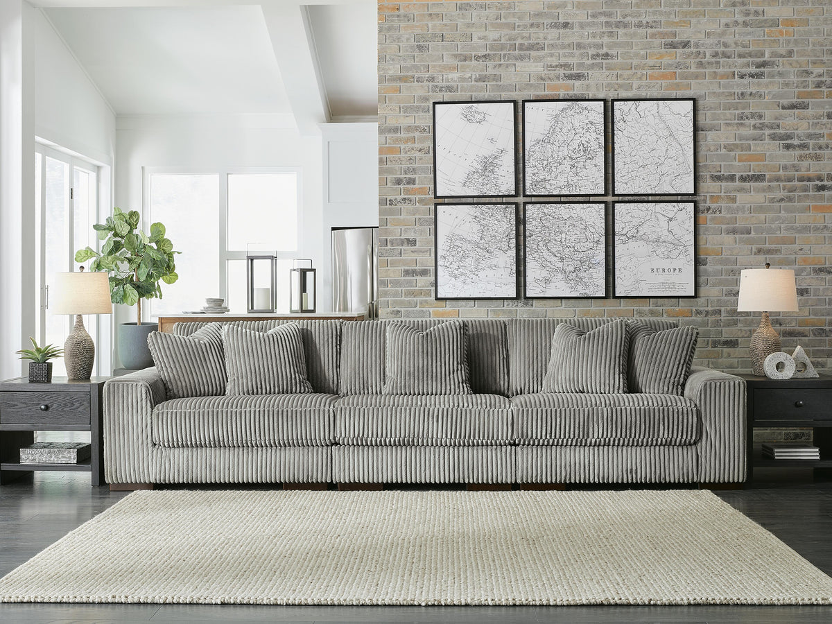 Lindyn Sectional - 21105S14 - product view or room setting; complete kit and included component views (supplier image 152)