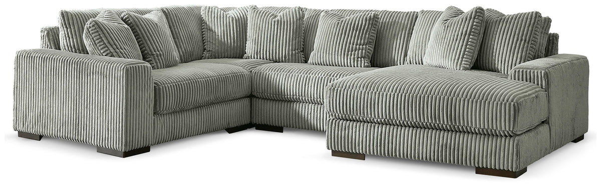 Lindyn Sectional - 21105S15 - product view or room setting; complete kit and included component views (supplier image 146)