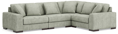 Lindyn Sectional - 21105S2 - product view or room setting; complete kit and included component views (supplier image 160)