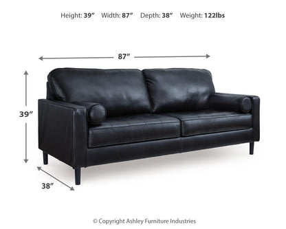Bryceview Sofa - 2120538 - approximate manufacturer dimensions (supplier image 7)