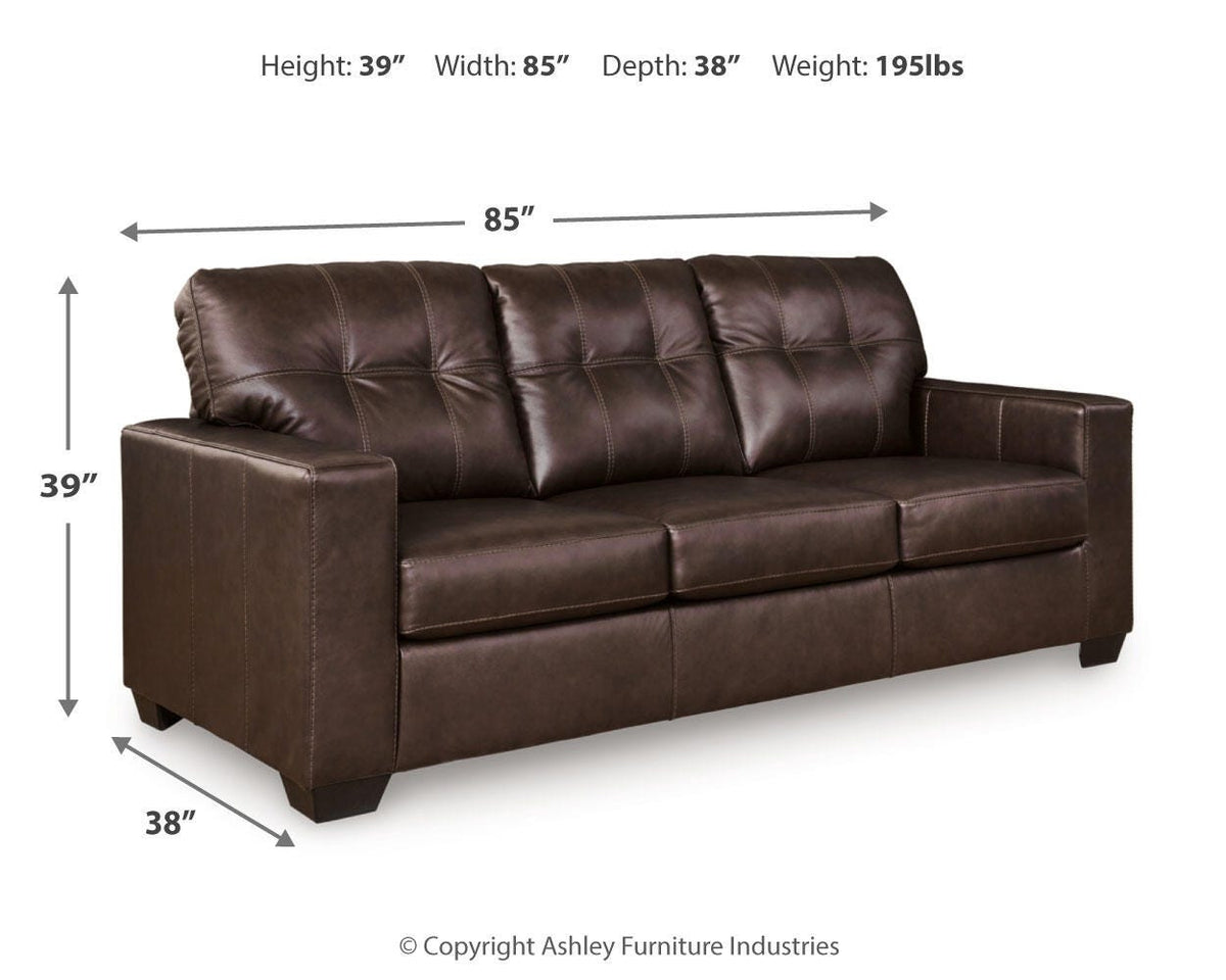 Santorine Queen Sofa Sleeper - 2170639 - approximate manufacturer dimensions (supplier image 9)