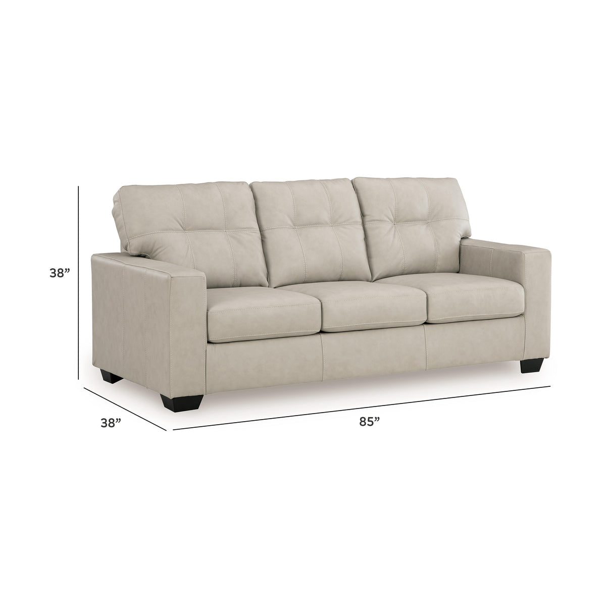 Santorine Sofa - 2170838 - approximate manufacturer dimensions (supplier image 15)