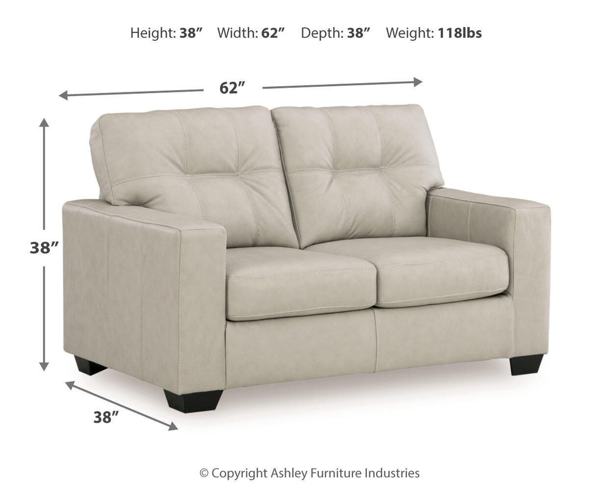 Santorine Living Room Sets - 21708U2 - approximate manufacturer dimensions (supplier image 13)