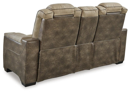 Next-Gen Durapella Power Reclining Loveseat with Console - 2200318 - product view or room setting; only loveseat included (supplier image 33)