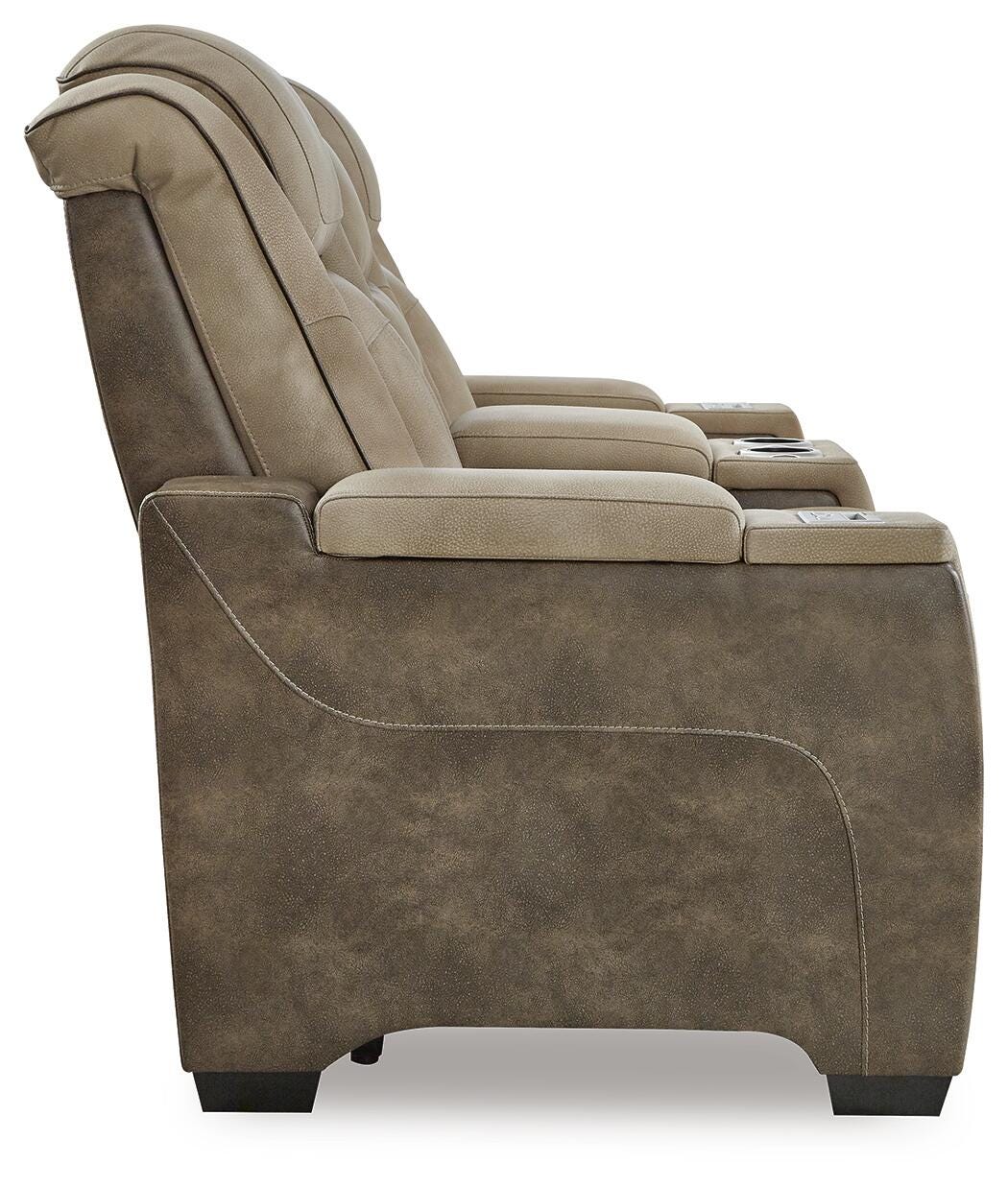 Next-Gen Durapella Power Reclining Loveseat with Console - 2200318 - product view or room setting; only loveseat included (supplier image 32)