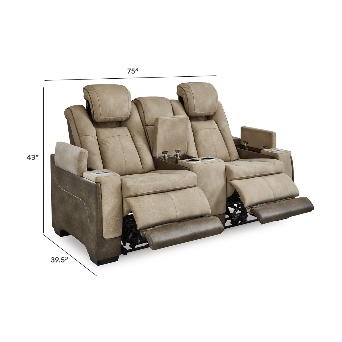 Next-Gen Durapella Living Room Sets - 22003U1, 22003U2, 22003U3 - approximate manufacturer dimensions (supplier image 78)