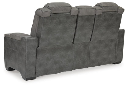 Next-Gen Durapella Power Reclining Loveseat with Console - 2200418 - product view or room setting; only loveseat included (supplier image 48)