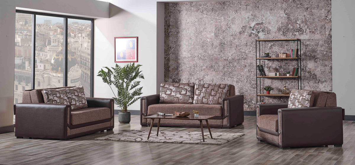 Ottomanson Mondomax - Upholstered Convertible Armchair With Storage